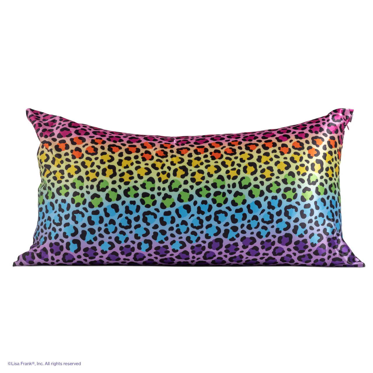Lisa Frank x Kitsch King Satin Pillowcase in Rainbow Leopard - King 4 Lisa Frank x Kitsch King Satin Pillowcase in Rainbow Leopard - King