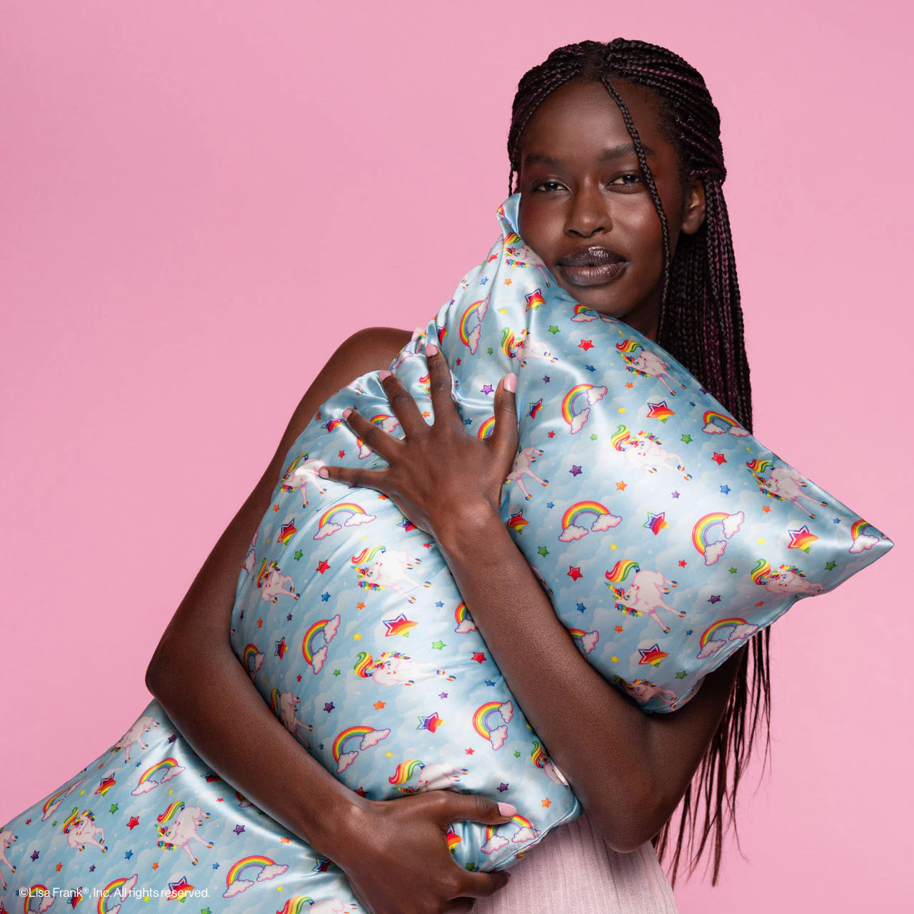 Lisa Frank x Kitsch Satin Pillowcase in Markie™ - King 4 Lisa Frank x Kitsch Satin Pillowcase in Markie™ - King