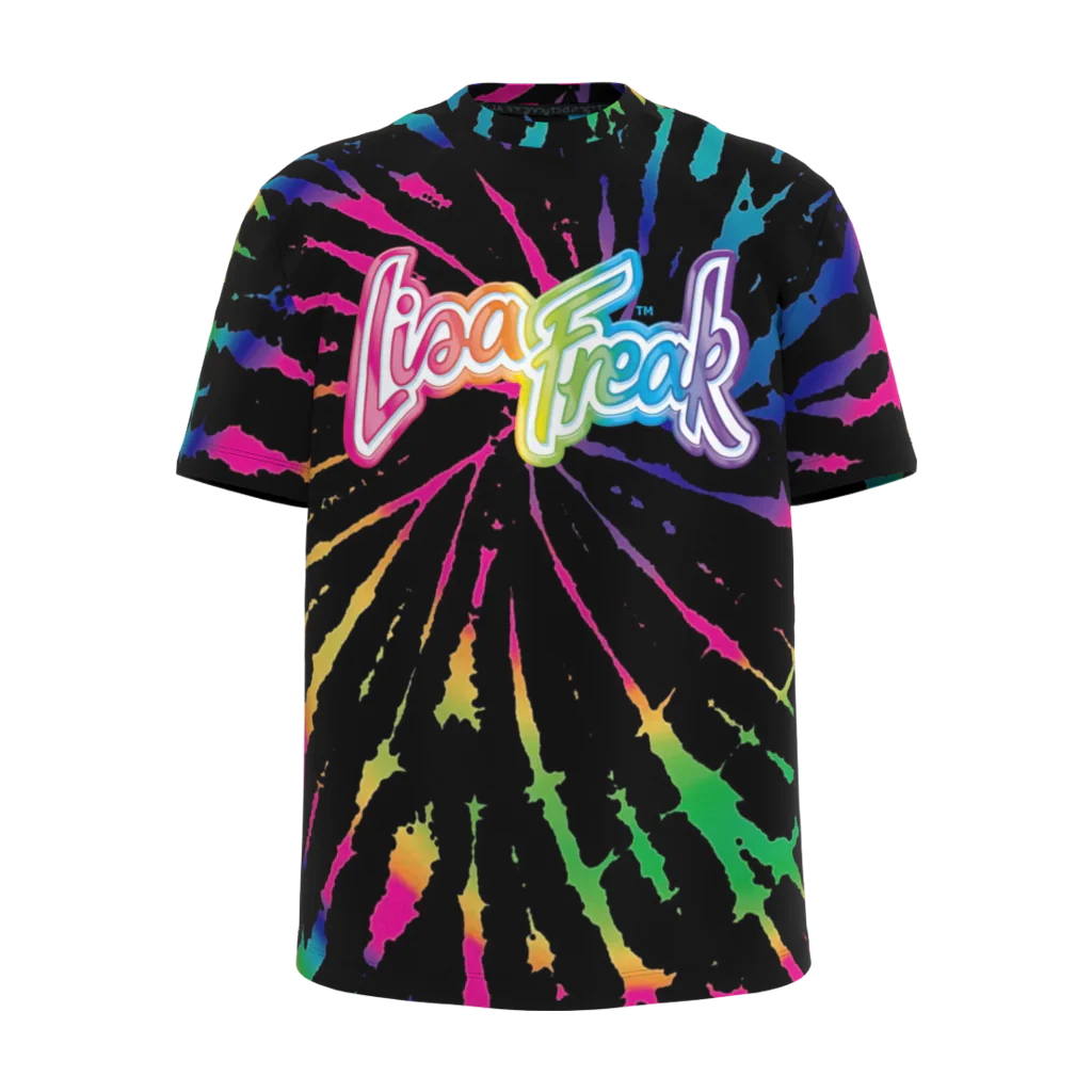 Lisa Freak Unisex Rainbow Tie Dye Tee