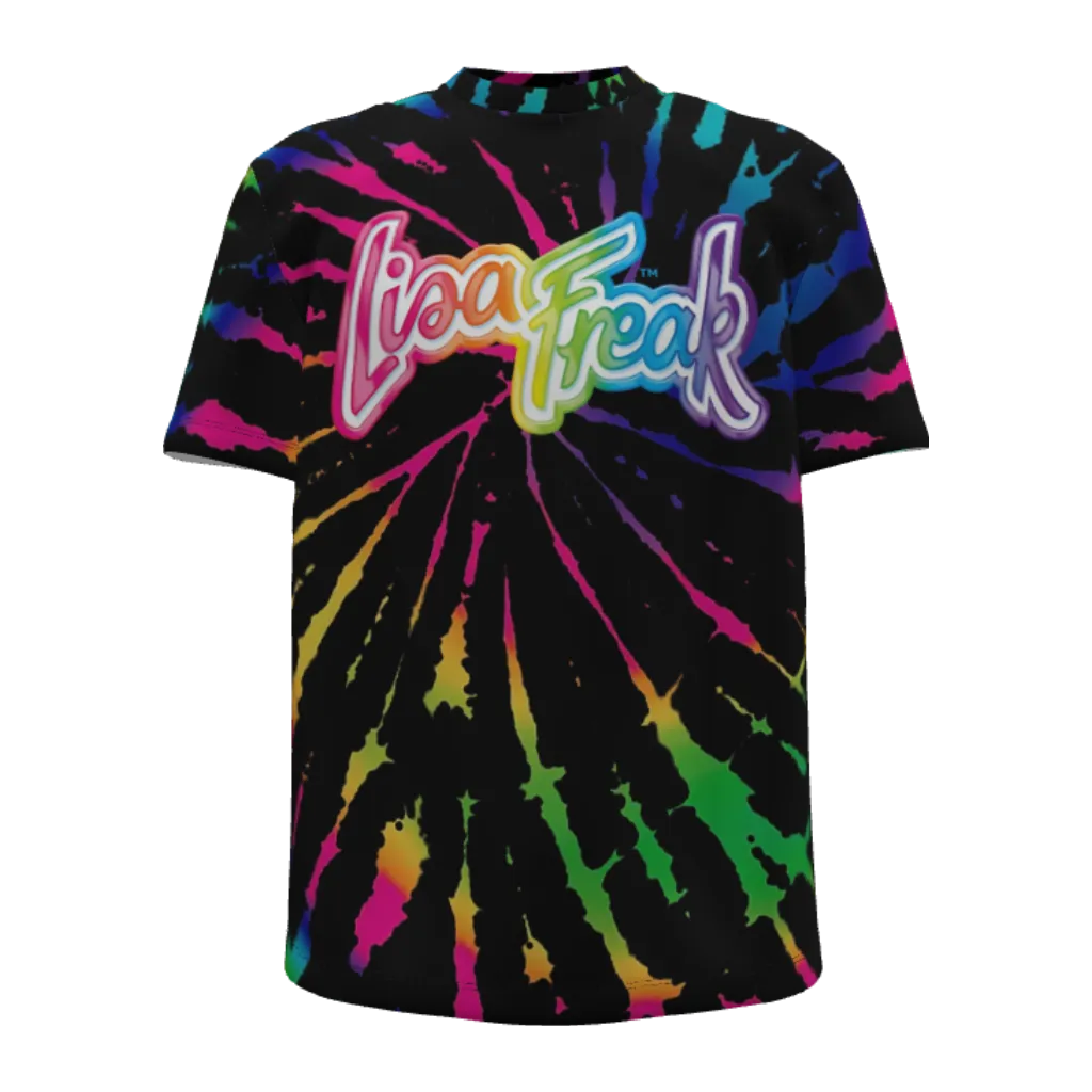 Lisa Freak Unisex Rainbow Tie Dye Tee