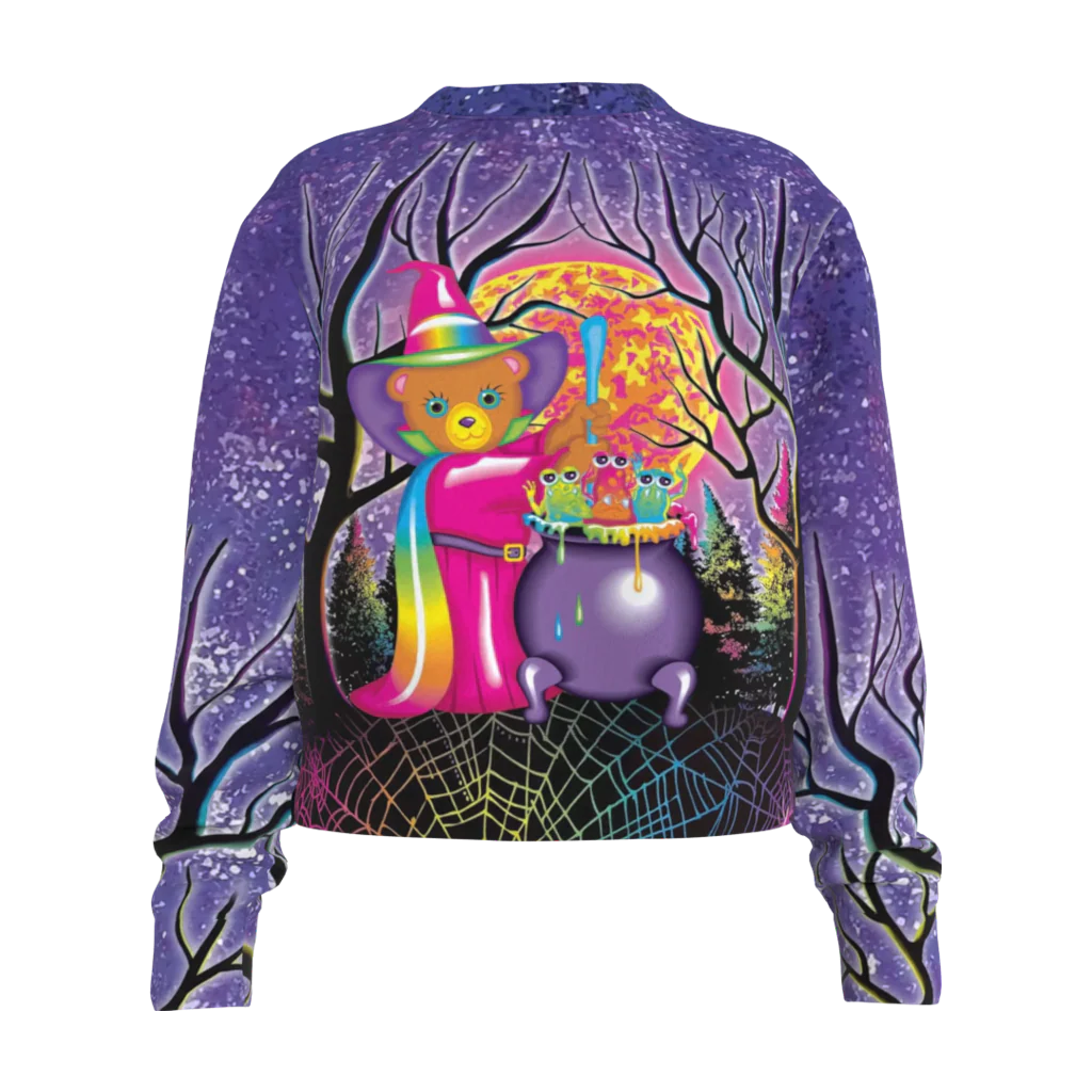 Lisa Freak Witch Bear Women's Crewneck