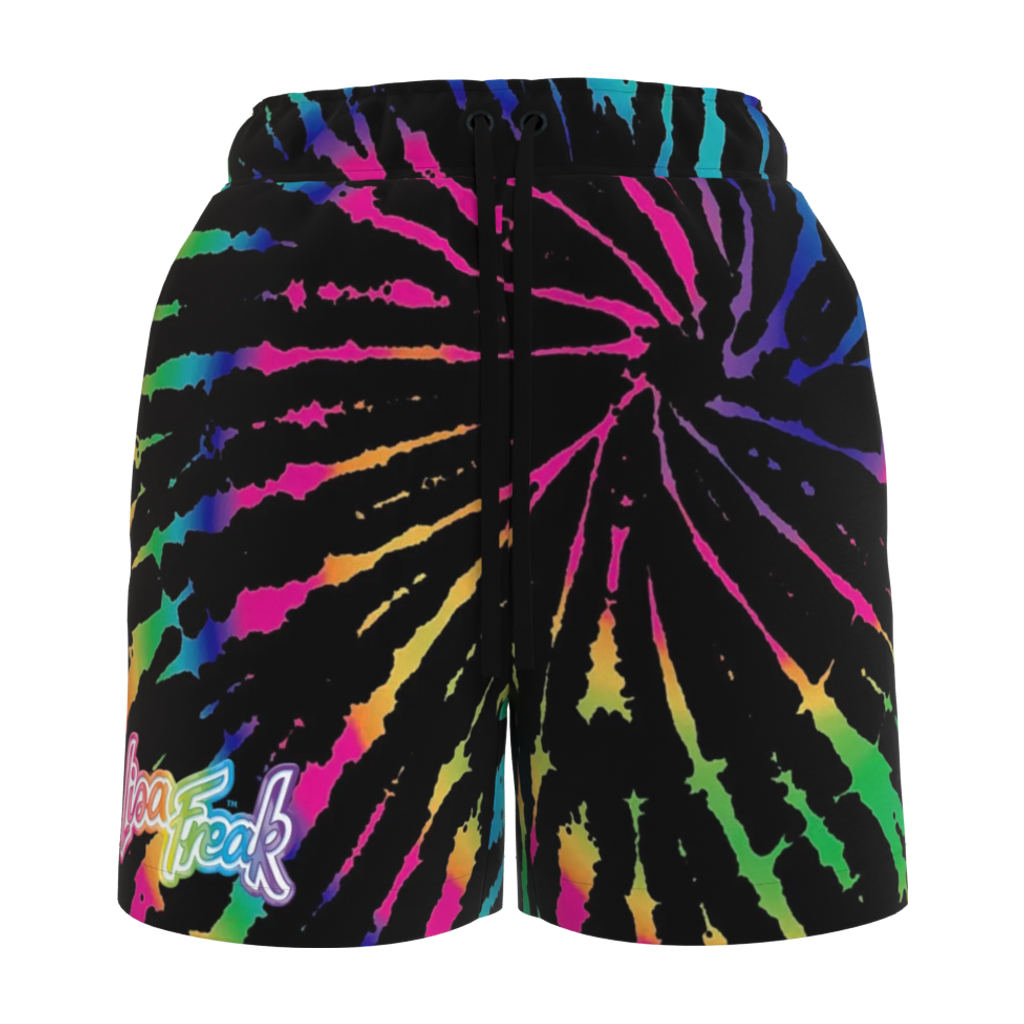 Lisa Freak Rainbow Tie Dye Women's Shorts
