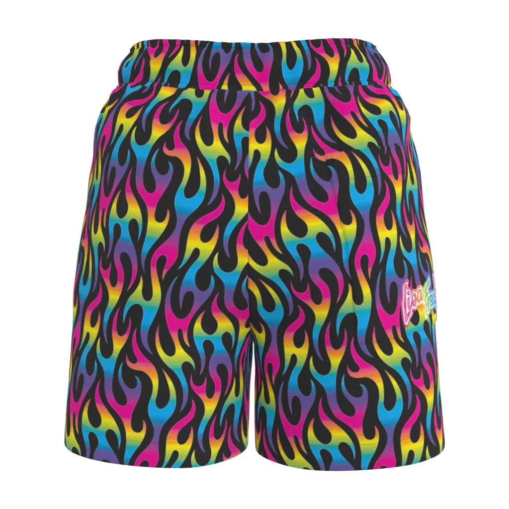 Lisa Freak Black Angel Kitty Devil Women's Shorts
