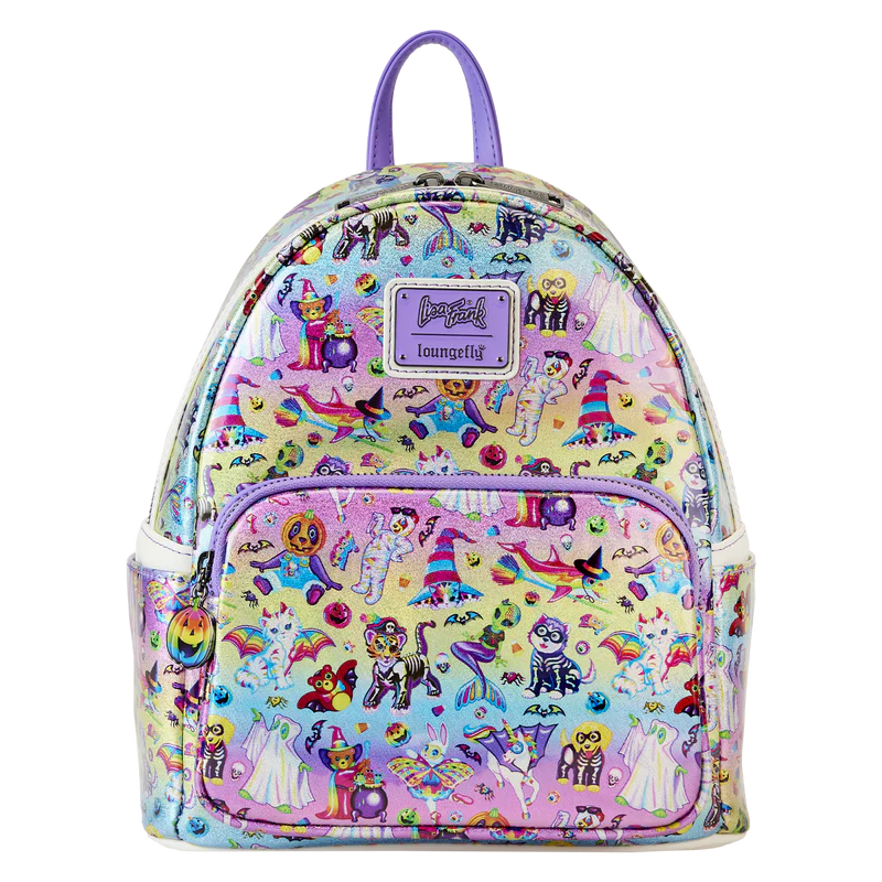 Lisa Frank Halloween AOP Mini Backpack