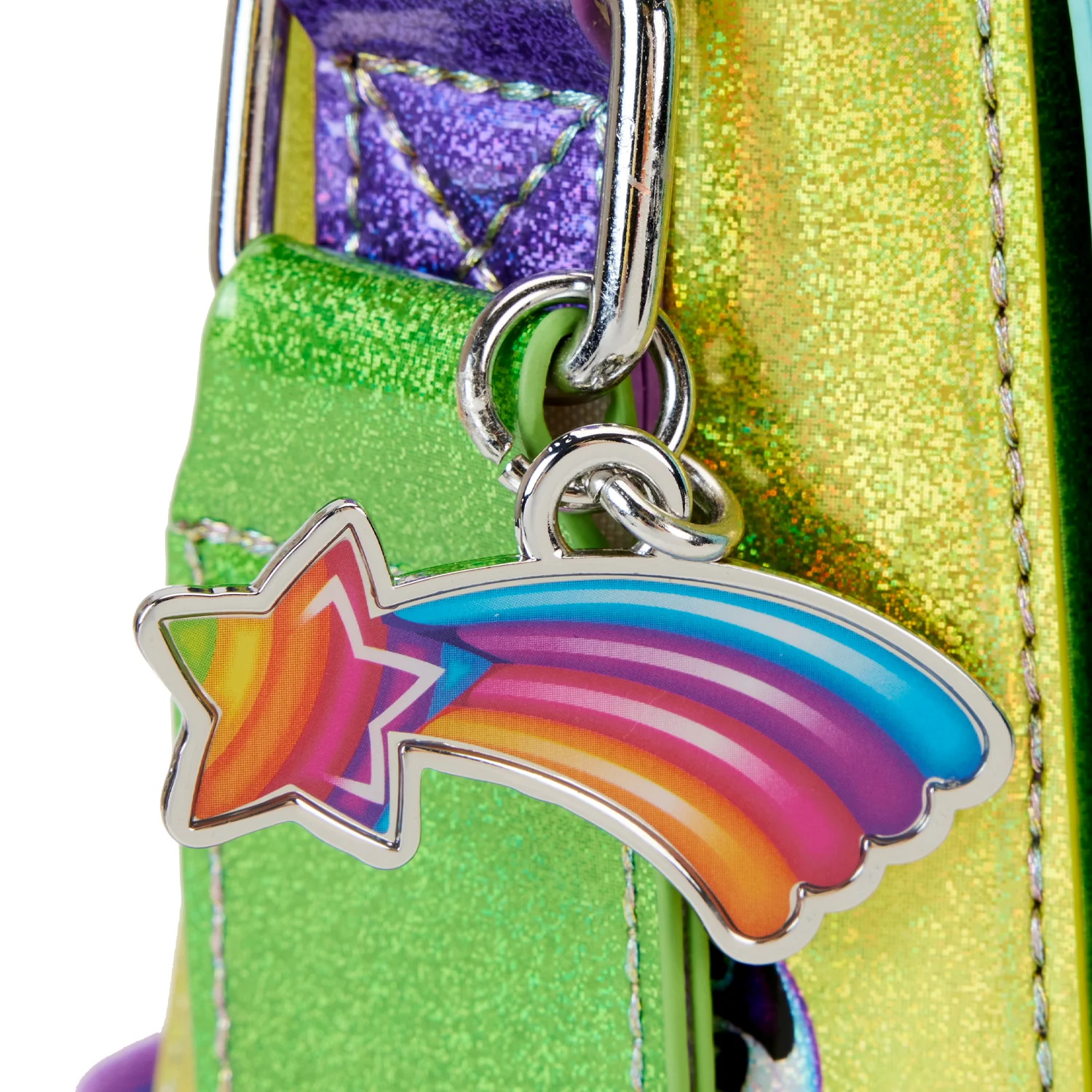 Holographic Glitter Color Block Crossbody Bag 4 Holographic Glitter Color Block Crossbody Bag