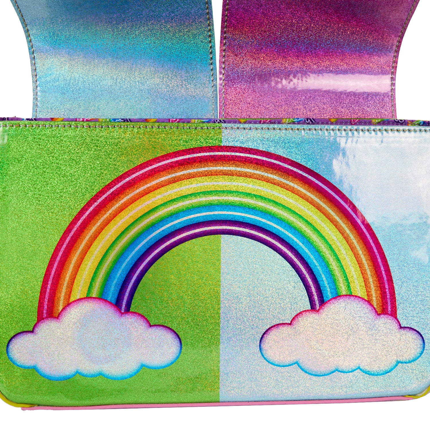 Holographic Glitter Color Block Crossbody Bag 5 Holographic Glitter Color Block Crossbody Bag