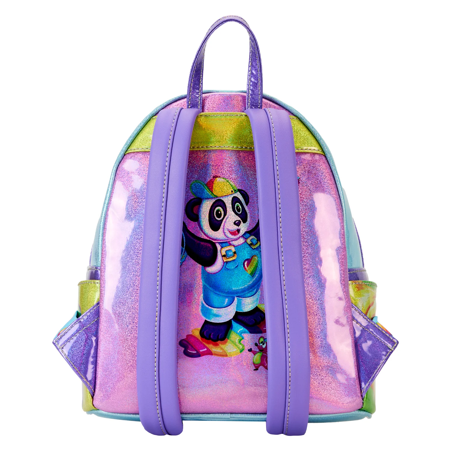 Holographic Glitter Color Block Mini Backpack 4 Holographic Glitter Color Block Mini Backpack
