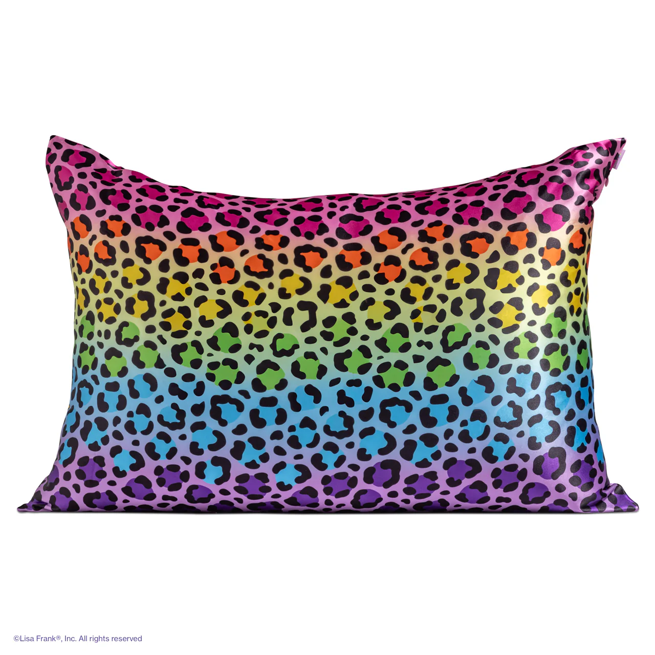 Lisa Frank x Kitsch Satin Pillowcase in Rainbow Leopard 4 Lisa Frank x Kitsch Satin Pillowcase in Rainbow Leopard