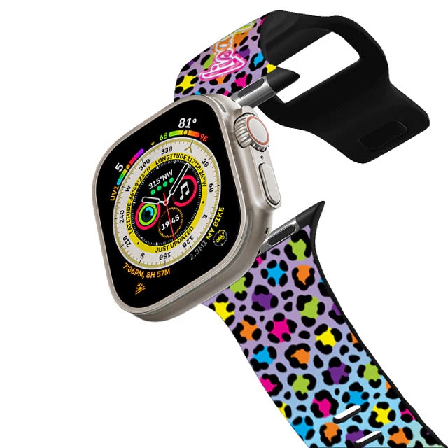 Rainbow Leopard Watchband